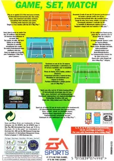 IMG International Tour Tennis dos