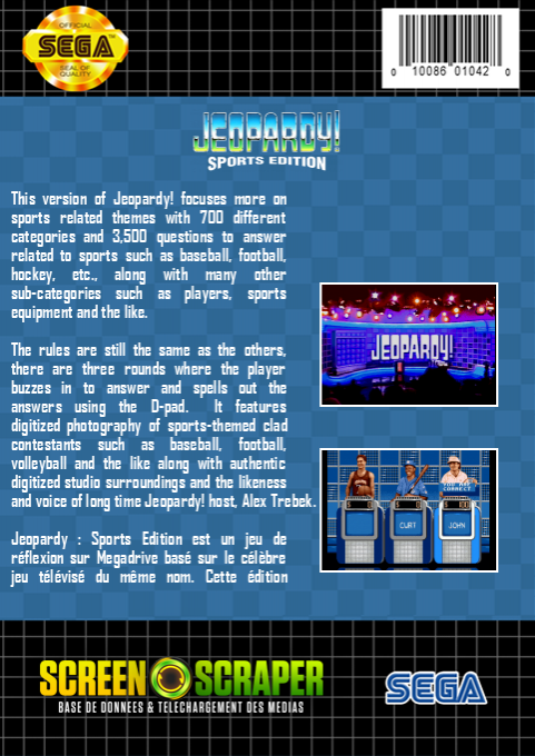 Jeopardy! : Sports Edition - Dos