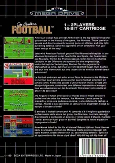 Joe Montana Football dos