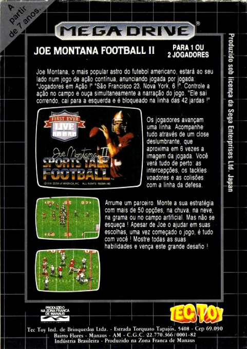 Joe Montana II Sports Talk Football - Dos