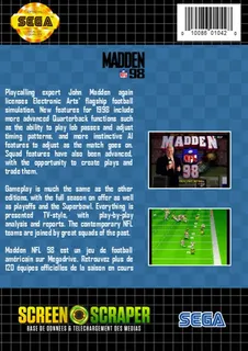 Madden NFL 98 dos