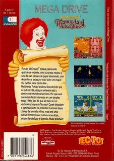 McDonald's Treasure Land Adventure dos