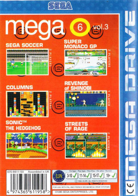 Mega 6 Vol. 3 dos