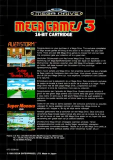 Mega Games 3 dos