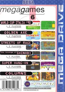 Mega Games 6 dos