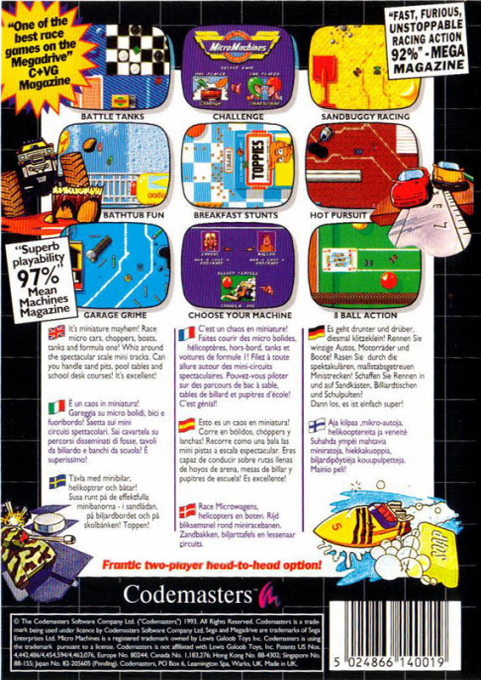 Micro Machines - Dos