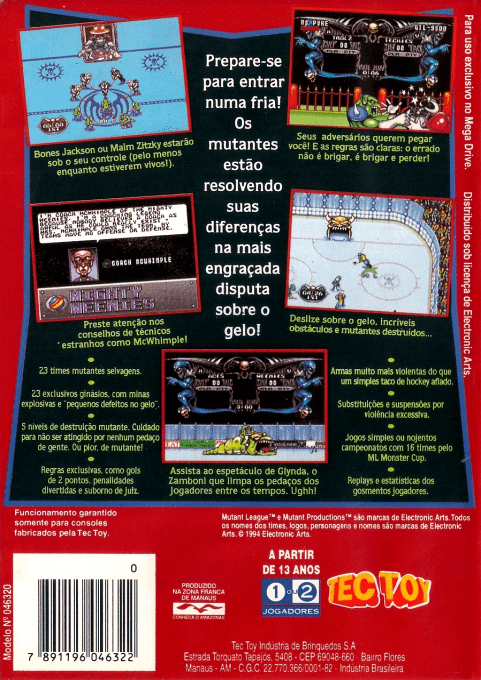 Mutant League Hockey - Dos