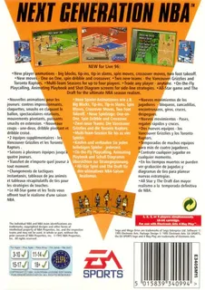 NBA Live 96 dos