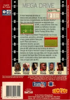 NFL Football '94 starring Joe Montana dos
