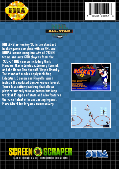 NHL All-Star Hockey '95 - Dos