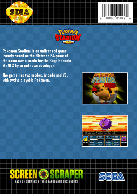 Pokémon Stadium - Dos