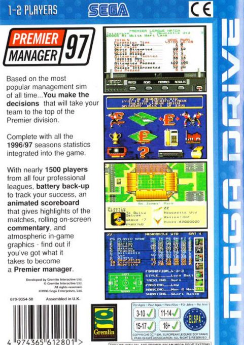 Premier Manager 97 dos