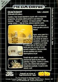 QuackShot Starring Donald Duck ~ QuackShot - I Love Donald Duck - Guruzia Ou no Hihou dos