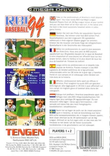 R.B.I. Baseball 94 dos