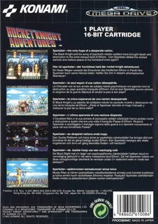 Rocket Knight Adventures dos
