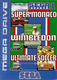 Sega Sports 1 - Super Monaco + Wimbledon + Ultimate Soccer