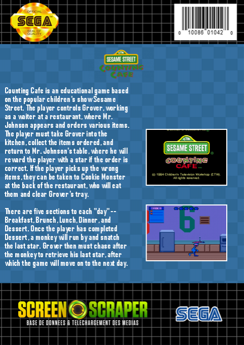 Sesame Street Counting Cafe - Dos