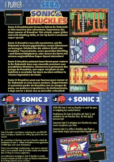 Sonic & Knuckles + Sonic The Hedgehog 3 dos
