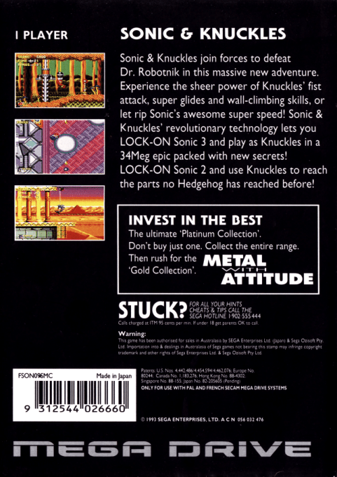 Sonic & Knuckles - Dos