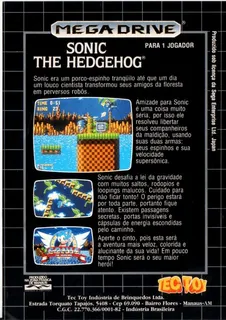 Sonic The Hedgehog dos