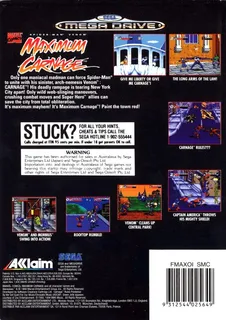 Spider-Man & Venom : Maximum Carnage dos