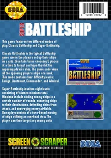 Super Battleship - The Classic Naval Combat Game dos