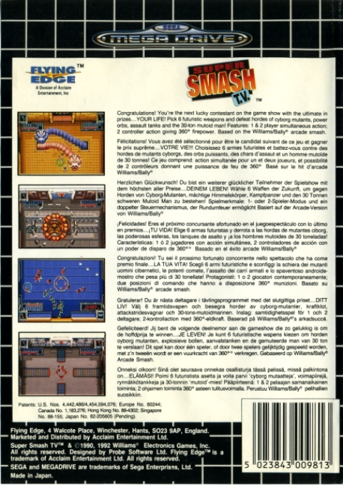 Super Smash T.V. - Dos