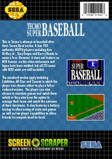 Tecmo Super Baseball dos