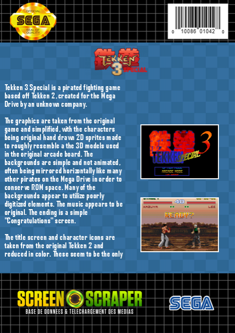 Tekken 3 Special - Dos