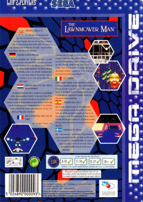 The Lawnmower Man - Dos