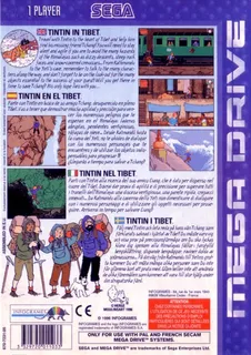 Tintin au Tibet dos