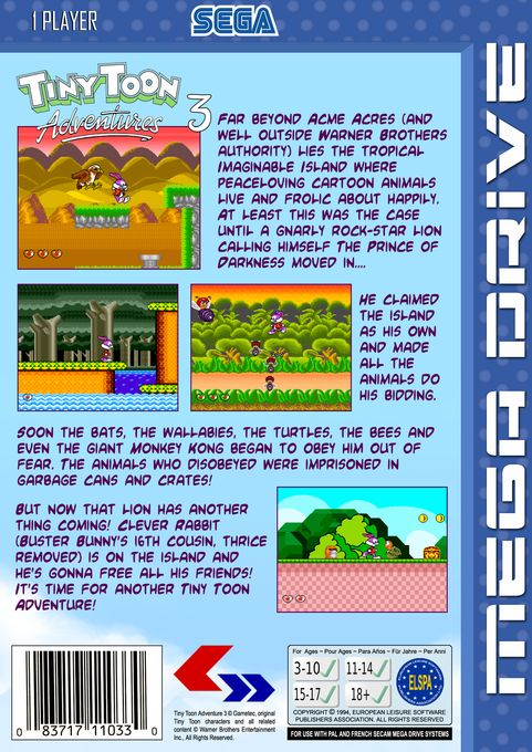 Tiny Toon Adventures 3 - Dos