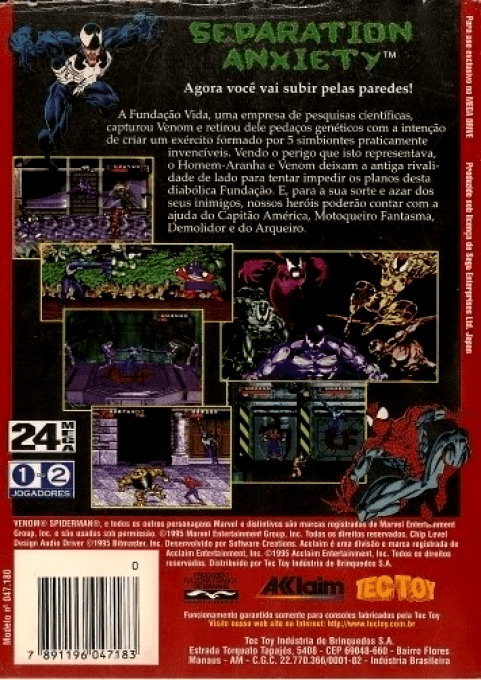 Venom & Spider-Man : Separation Anxiety - Dos