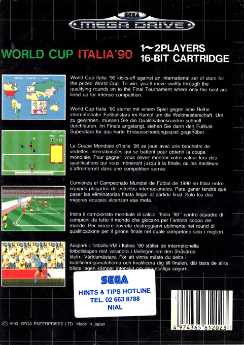 World Championship Soccer II - Dos