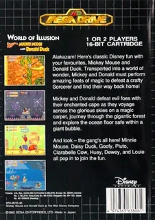 World of Illusion Starring Mickey Mouse and Donald Duck dos