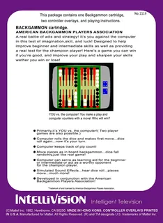ABPA Backgammon dos