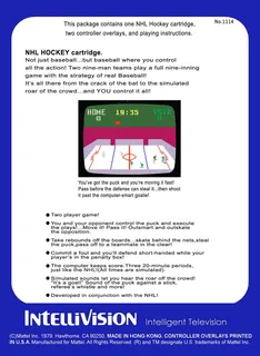 NHL Hockey dos
