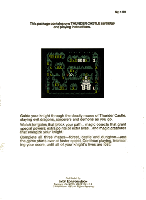 Thunder Castle - Dos