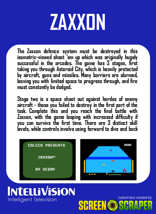Zaxxon - Dos