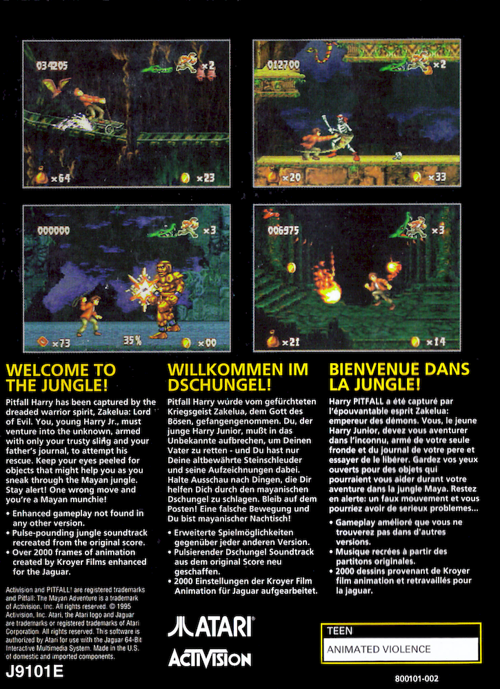 Pitfall : The Mayan Adventure - Dos