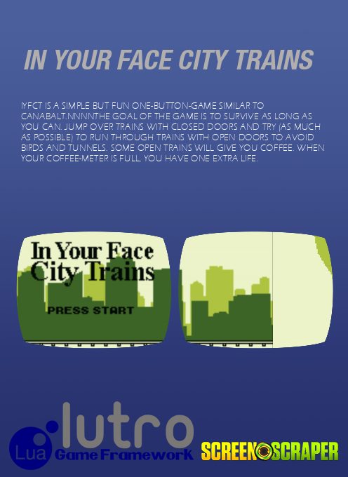 In Your Face City Trains - Dos
