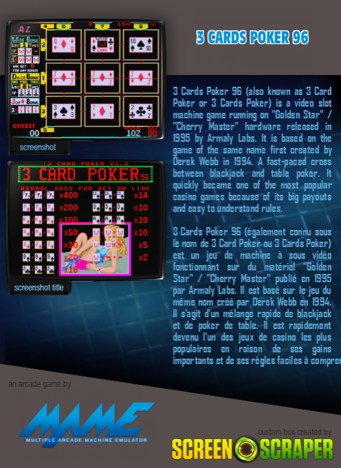 3 Cards Poker 96 - Dos