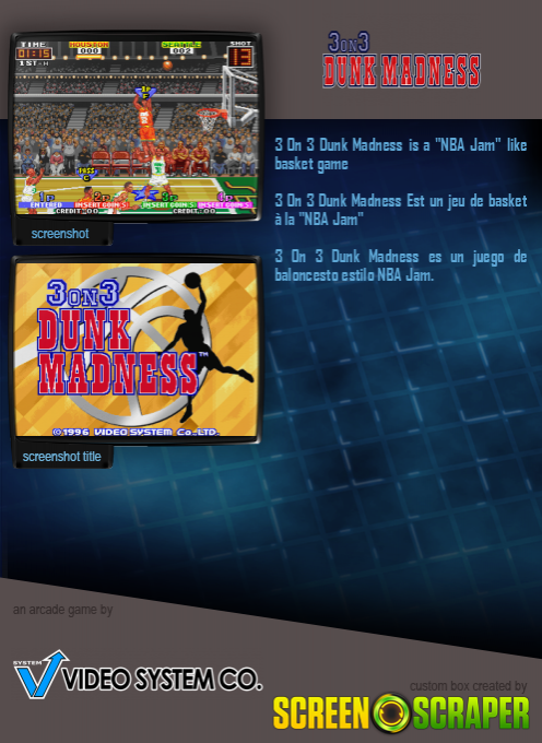 3 On 3 Dunk Madness - Dos