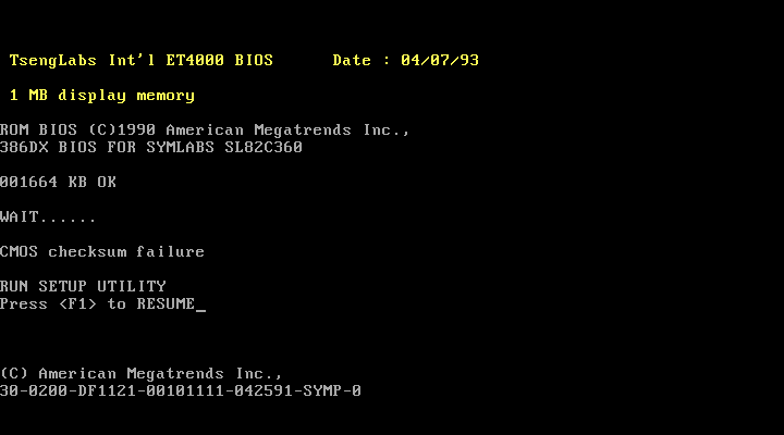 386 motherboard using the Symphony chipset