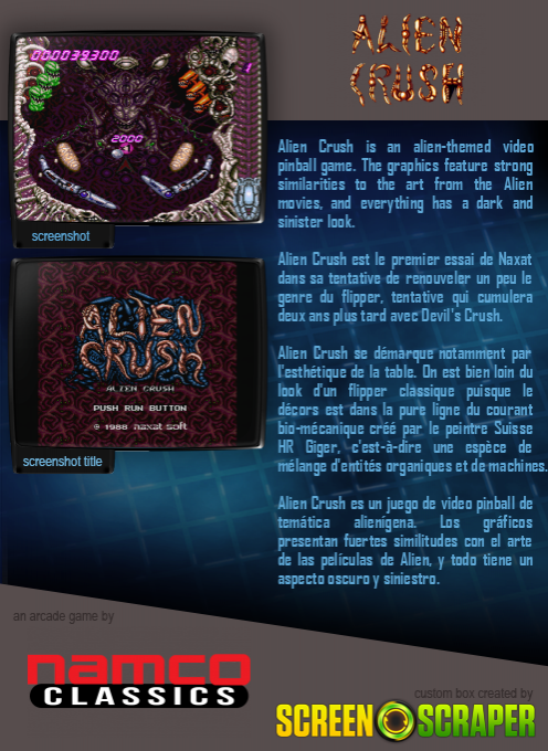 Alien Crush - Dos