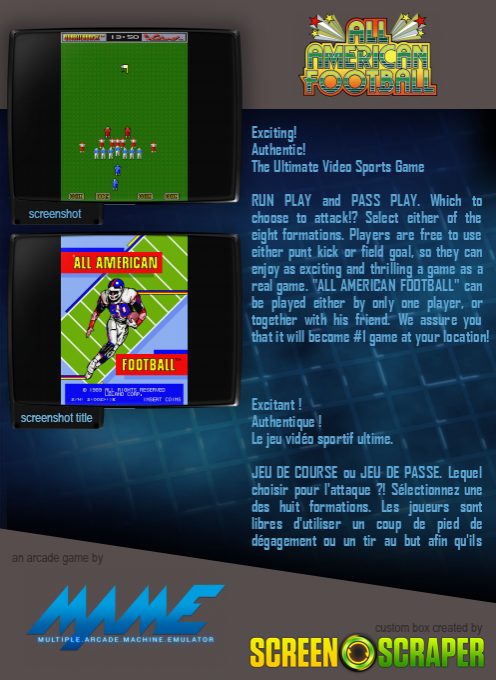 All American Football - Dos