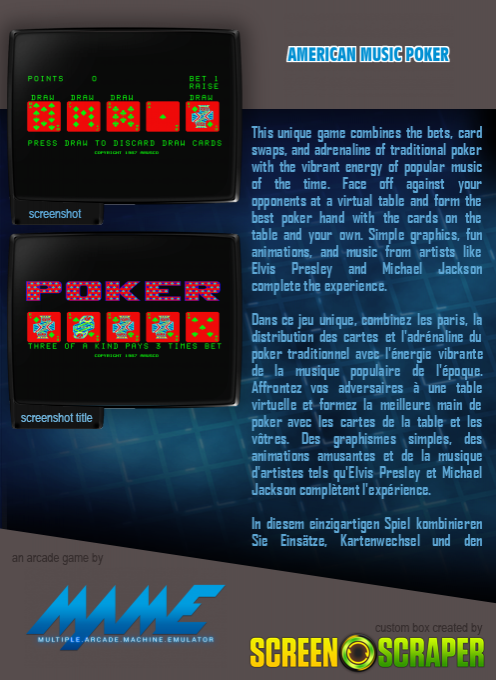 American Music Poker - Dos