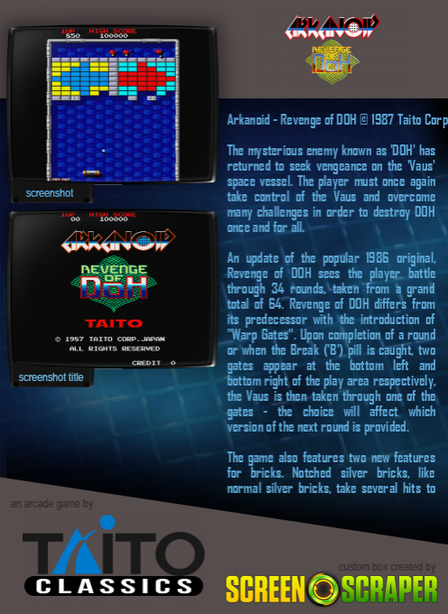 Arkanoid - Revenge Of Doh - Dos