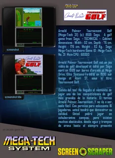 Arnold Palmer Tournament Golf (mega-tech) dos