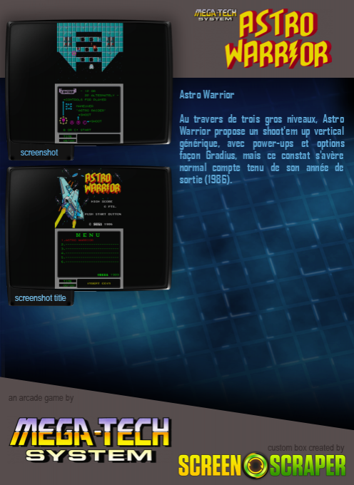 Astro Warrior (mega-tech) - Dos